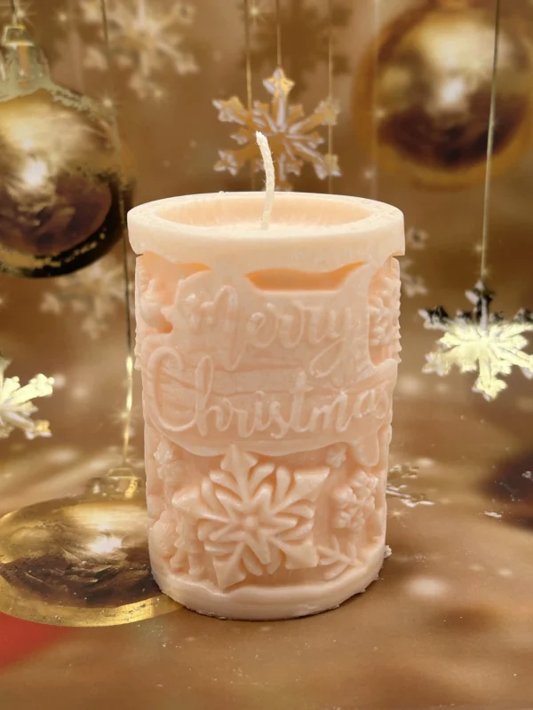 Palmová sviečka Merry Christmas