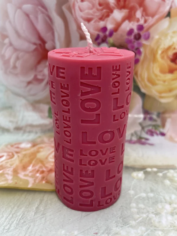 Sójová sviečka Love