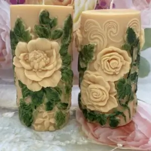 Vonné sójové sviečky Jedna ruža dve ruže