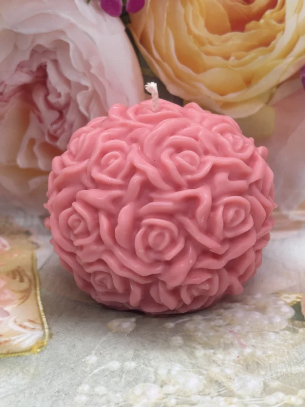 Sójová sviečka Rose