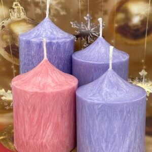 Palmové adventné sviečky