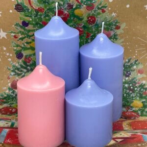 Sójové adventné sviečky