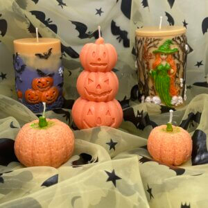 Sójová sviečka Halloween sada