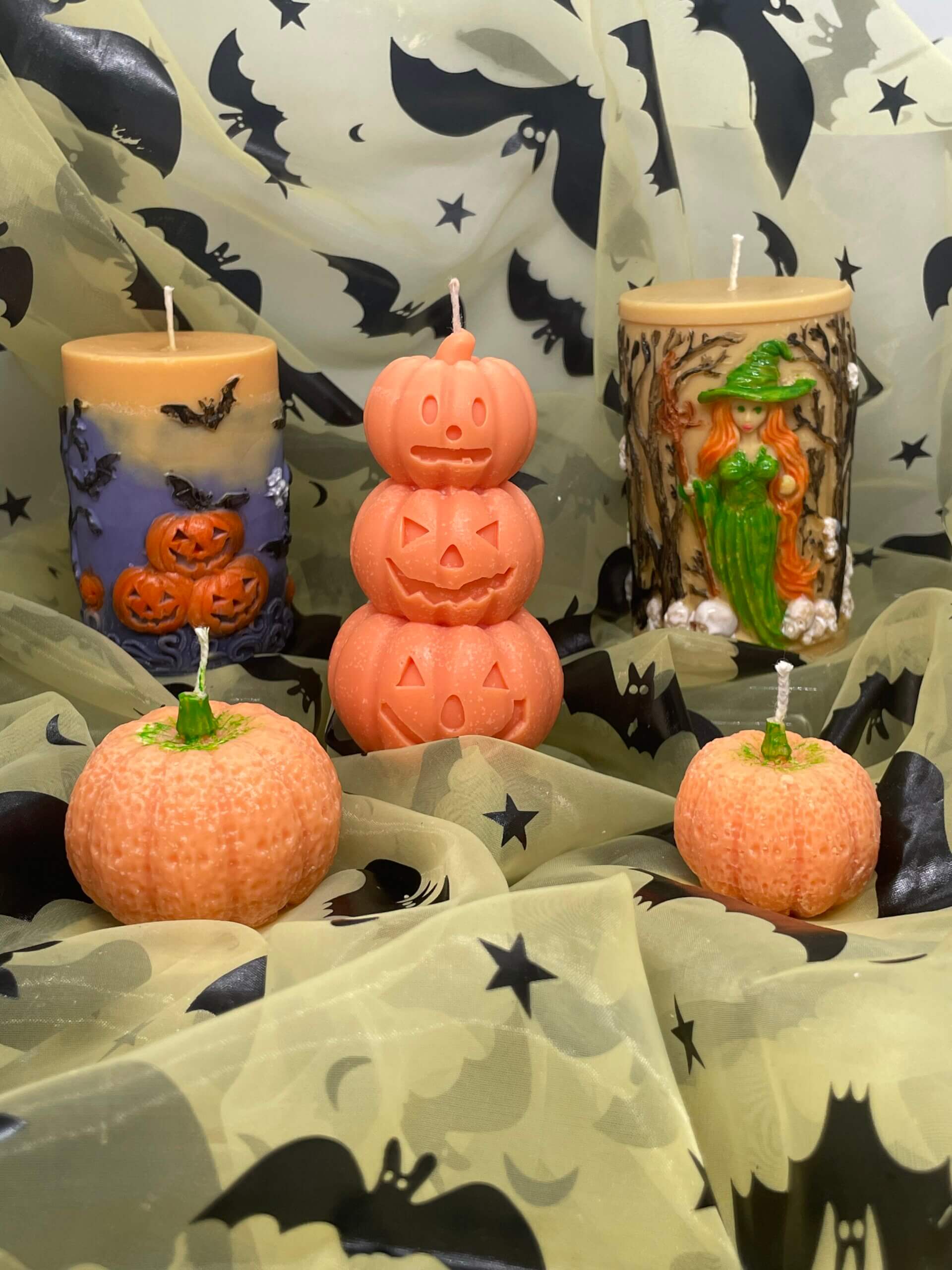 Sójová sviečka Halloween sada
